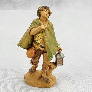 Vintage Fontanini Nativity Figure David Boy With Lantern B Simonetti Italy 1987